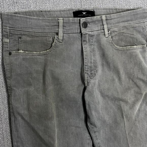 Vtg Jordan Craig Legacy Edition Aaron Jeans Men's 36/32 Gray Slim Straight Y2K - Picture 3 of 13